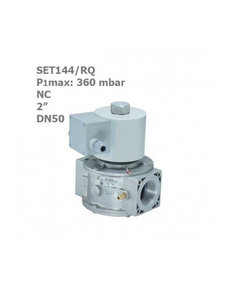 شیر برقی گاز تکضرب ستاک دنده ای"2 مدل SET144/RQ