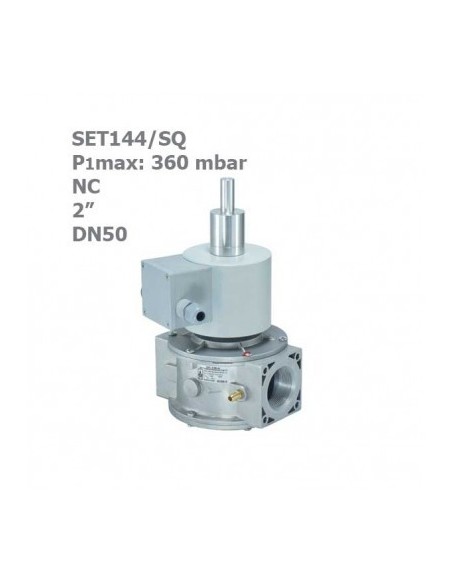 شیر برقی گاز تدریجی ستاک دنده ای"2 مدل SET144/SQ