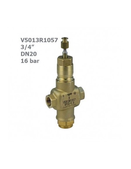 شیر موتوری هانیول سه راهه برنجی "3/4