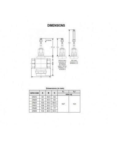 شیر موتوری هانیول سه راهه برنجی "3/4