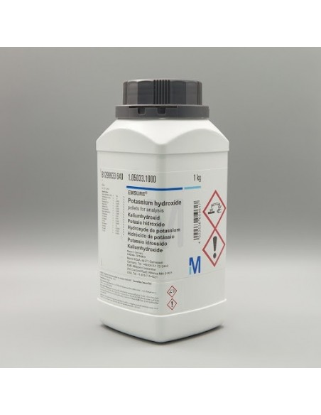 پتاسیم هیدروکساید مرک آلمان 1000 گرمی
