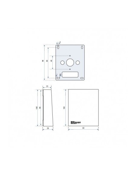 سنسور دمای اتاقی رایان مدل HRT-110P