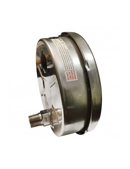 مانومتر سنگان صنعت استیل افقی/عمودی صفحه 16 سانت مدل PG18