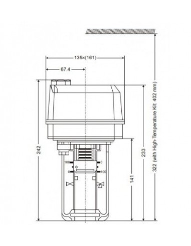 محرک الکتریکی هانیول تدریجی ML7420A6009