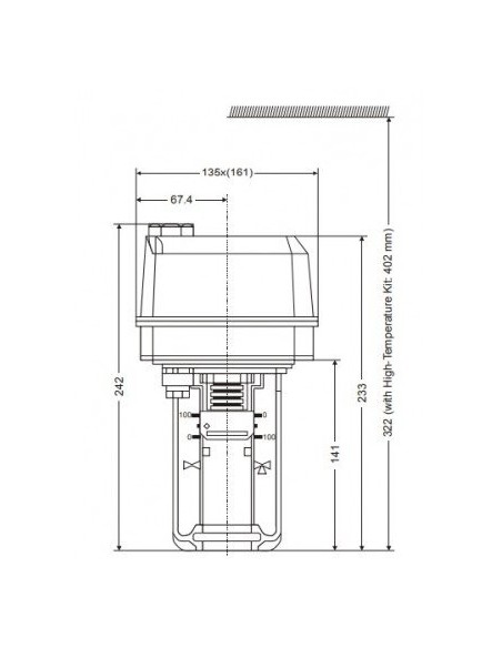 محرک الکتریکی هانیول تدریجی ML7420A6009
