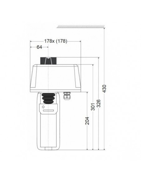 محرک الکتریکی ON/OFF هانیول ML6421A3005