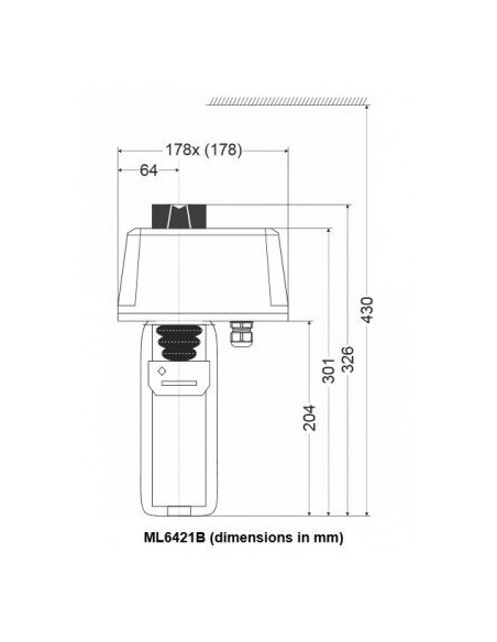 محرک الکتریکی ON/OFF هانیول ML6421B3004