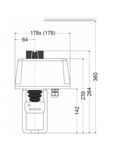 محرک الکتریکی هانیول تدریجی ML7421A3004