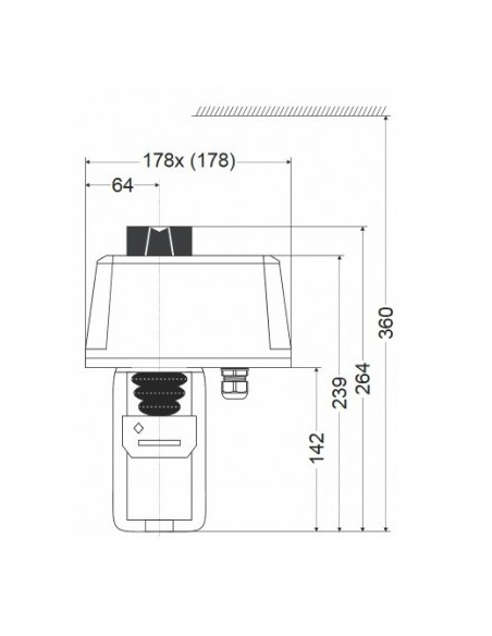 محرک الکتریکی هانیول تدریجی ML7421A3004