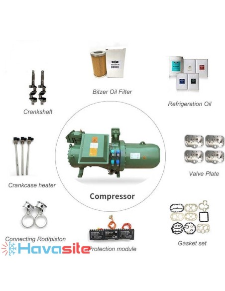کمپرسور 110 اسب اسکرو بیتزر مدل CSH 8573-110Y