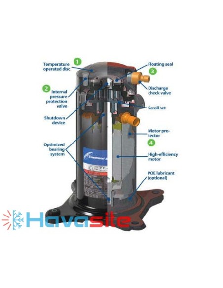 کمپرسور کوپلند ZR94 KCE-TFD-425