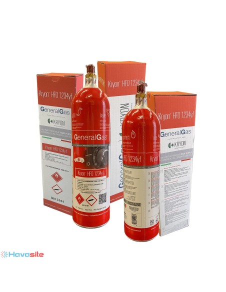 گاز مبرد R1234yf جنرال گاز 800 گرم (1234yf Kryon)