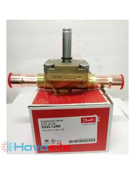 شیر برقی دانفوس Danfoss EVR 20 (1-1/8 اینچ) (جوشی)