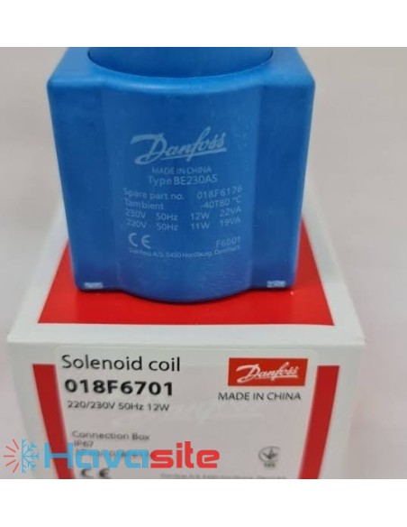 بوبین سوکت‌دار دانفوس Danfoss 018F6701