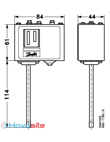 تنظیم‌کننده فشار دانفوس Danfoss KP 5 (بدون ریست)